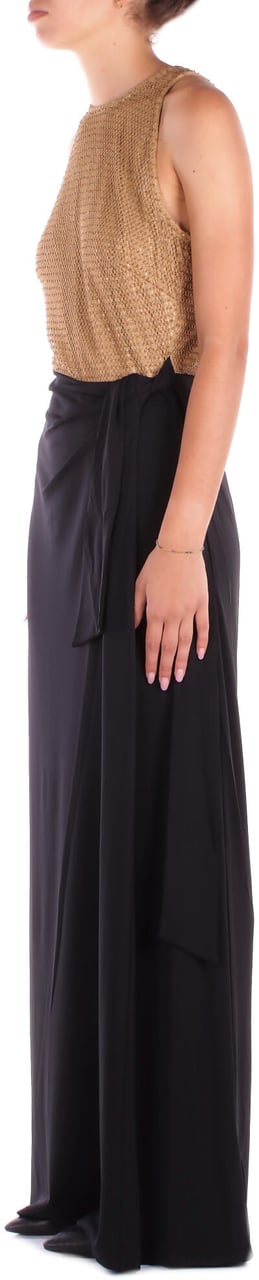Ralph Lauren Dresses Black Tan Zwart