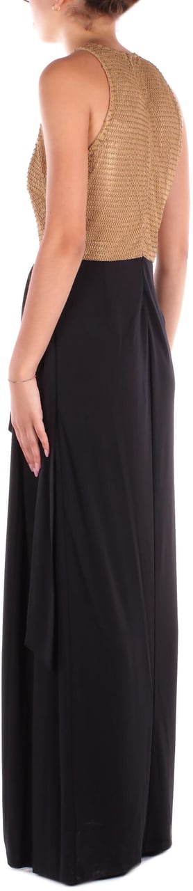 Ralph Lauren Dresses Black Tan Zwart
