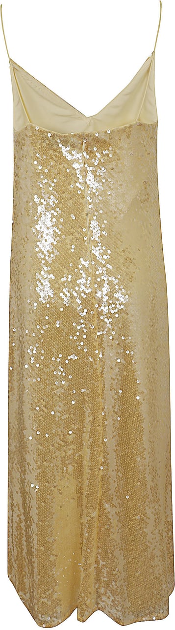 Ralph Lauren LAUREN WOVEN-SLIP DRESS-DRESSES Oranje