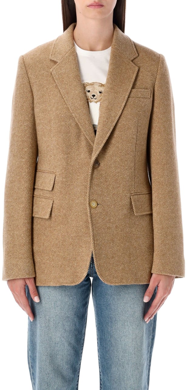 Ralph Lauren Eli Blazer Camel Cognac Bruin