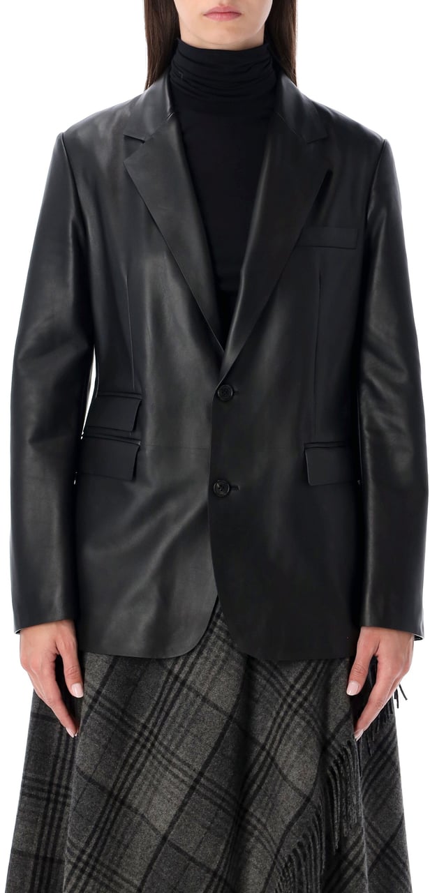 Ralph Lauren Eli Blazer Nappa Nero Zwart