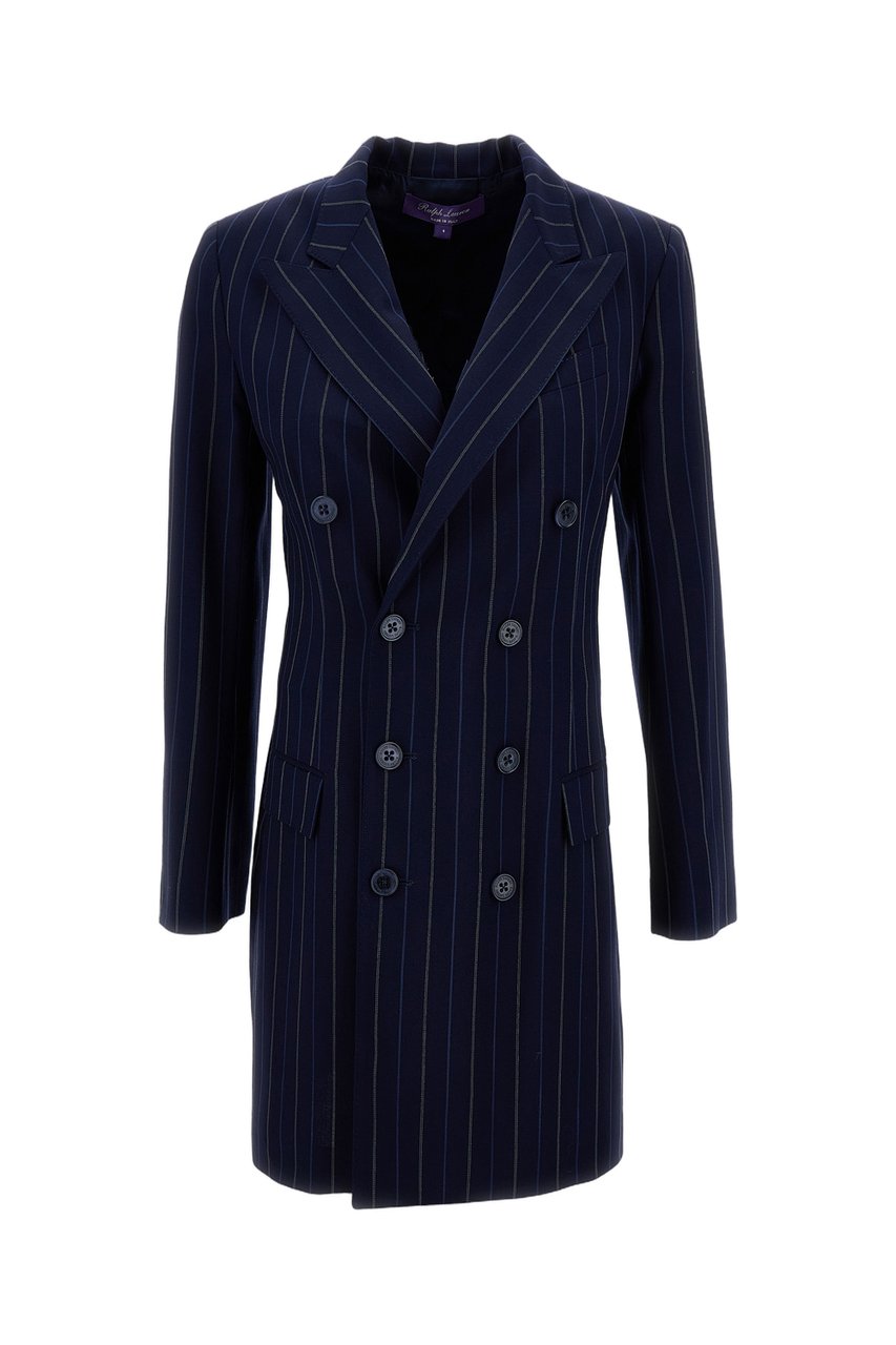 Ralph Lauren Camden-Long Sleeve Day Dress Blauw