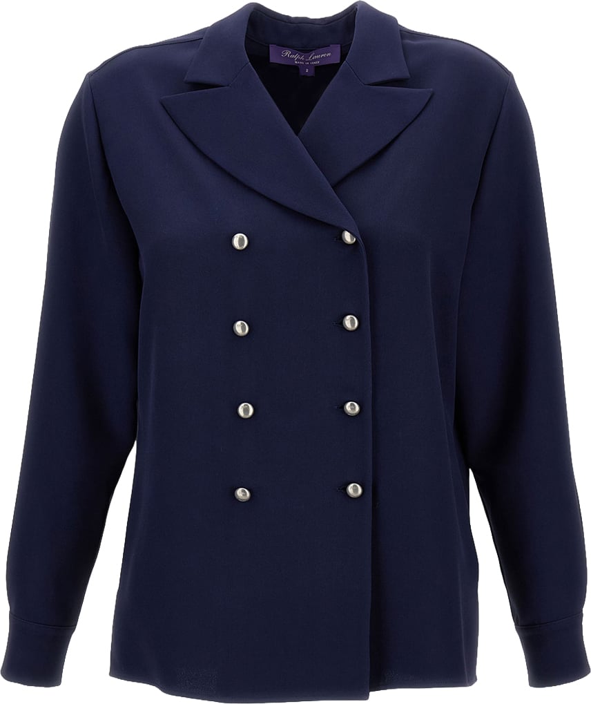 Ralph Lauren Long Sleeve-Button Front Shirt Blauw