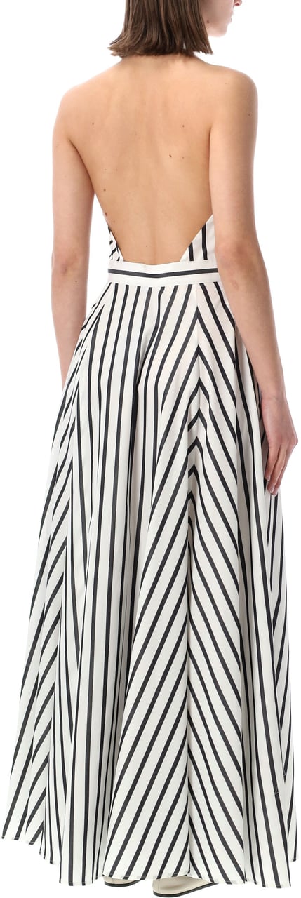 Ralph Lauren Elle Dredd Slevless Day Dress Nero Wit