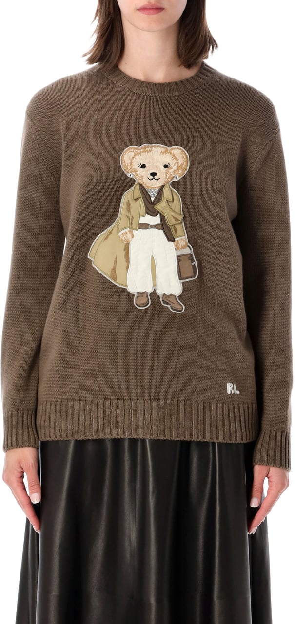 Ralph Lauren Bear Pullover Light Brown Bruin