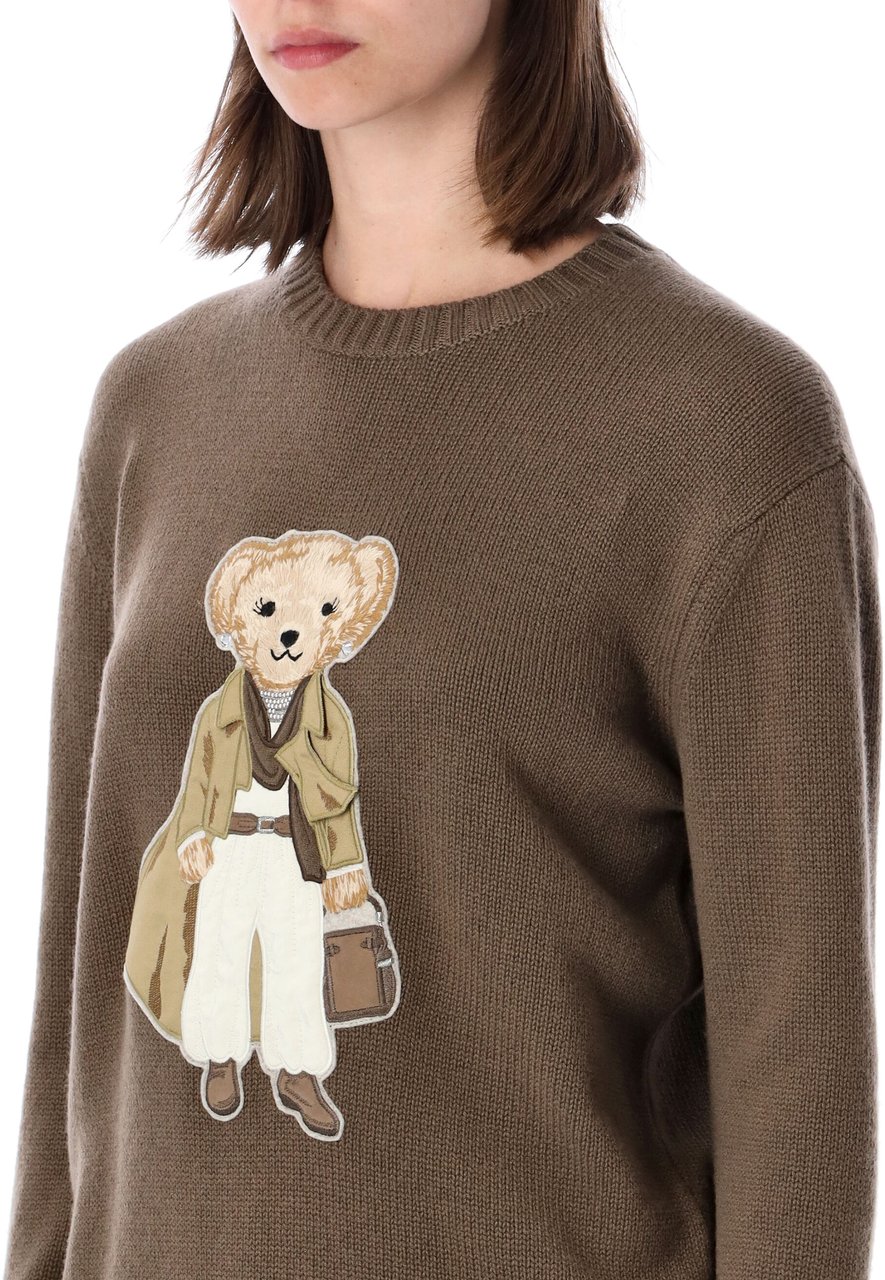 Ralph Lauren Bear Pullover Light Brown Bruin