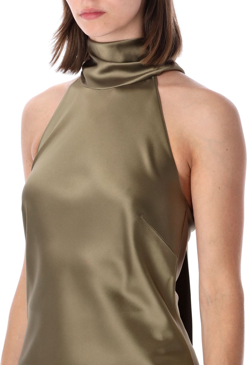 Ralph Lauren Chilton Sleeveless Blouse Cypress Lime