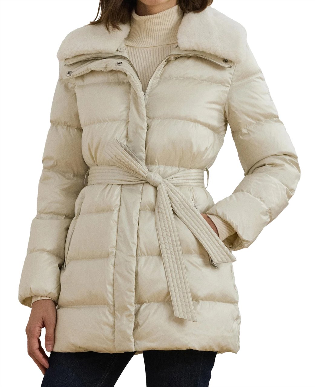 Ralph Lauren Coats White Wit