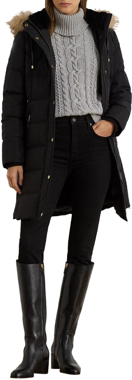 Ralph Lauren Coats Black Zwart