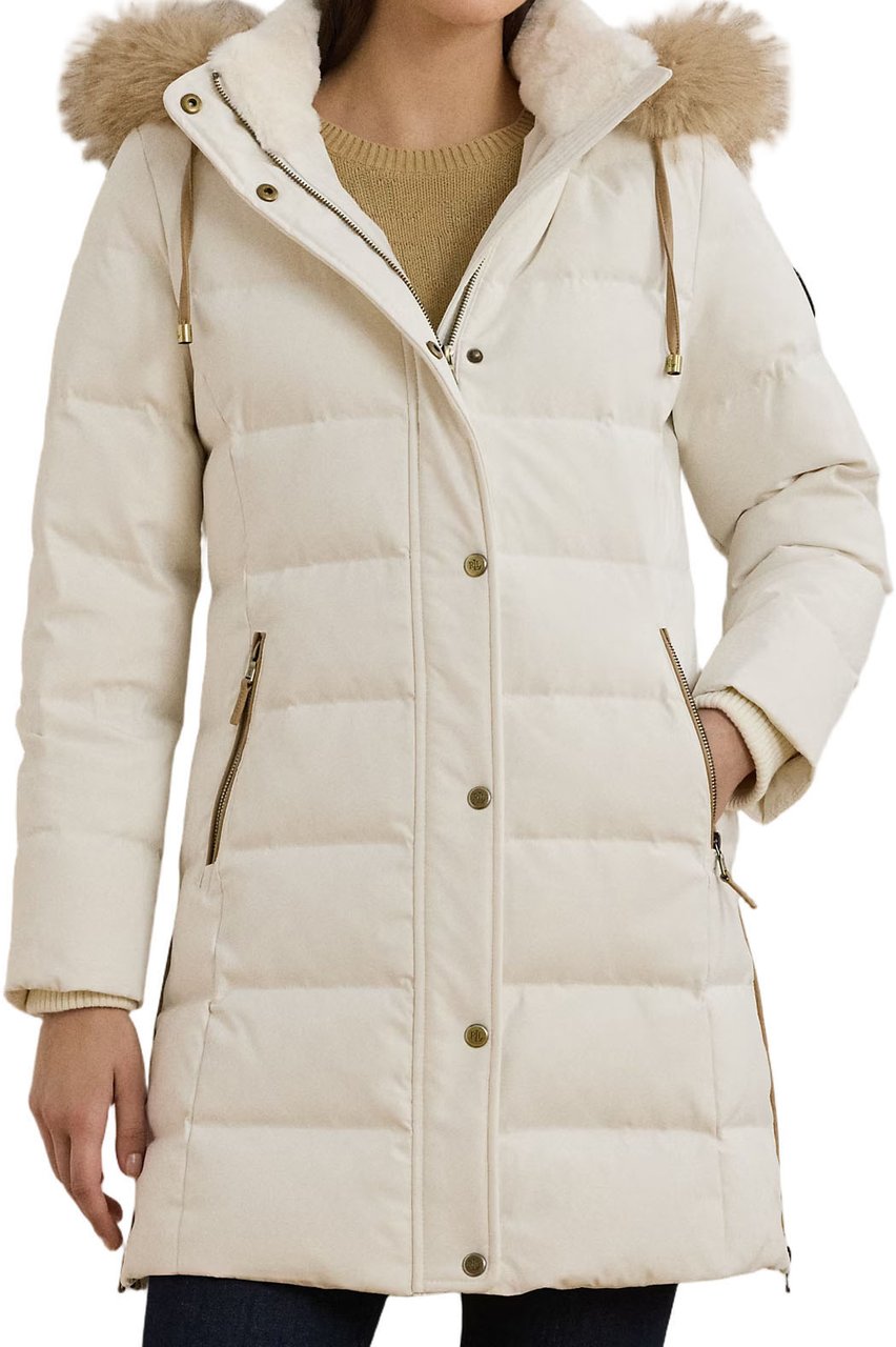 Ralph Lauren Insulated Coat With High Collar Wit