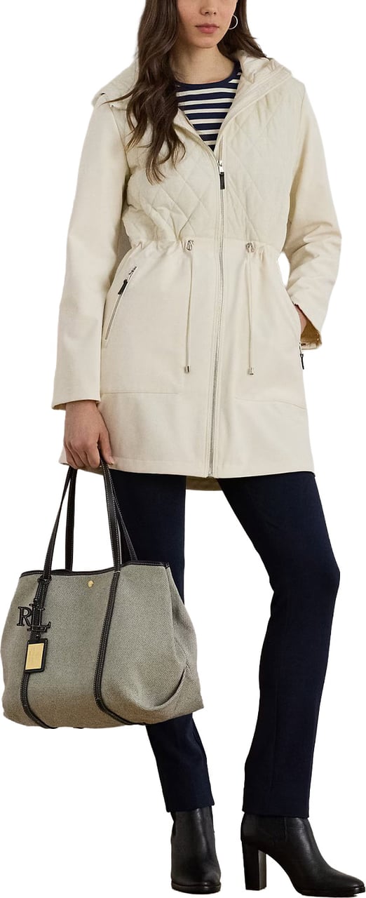Ralph Lauren Coats Cream Wit