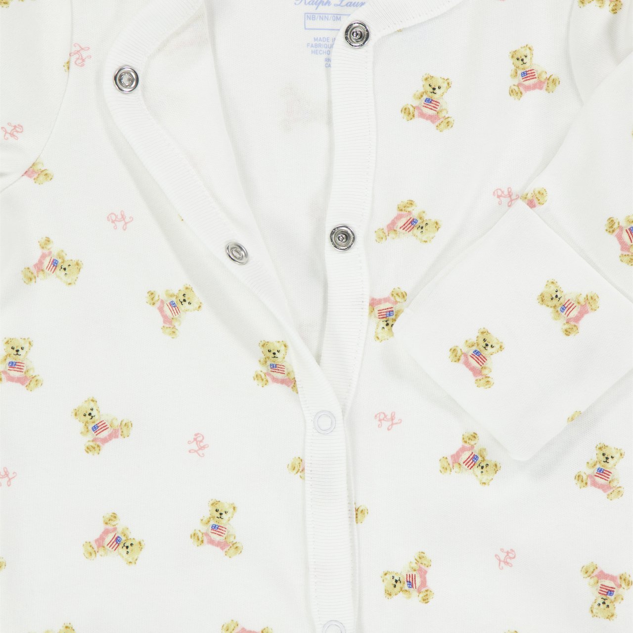 Ralph Lauren Ralph Lauren Baby Meisjes Boxpakje In Wit Wit