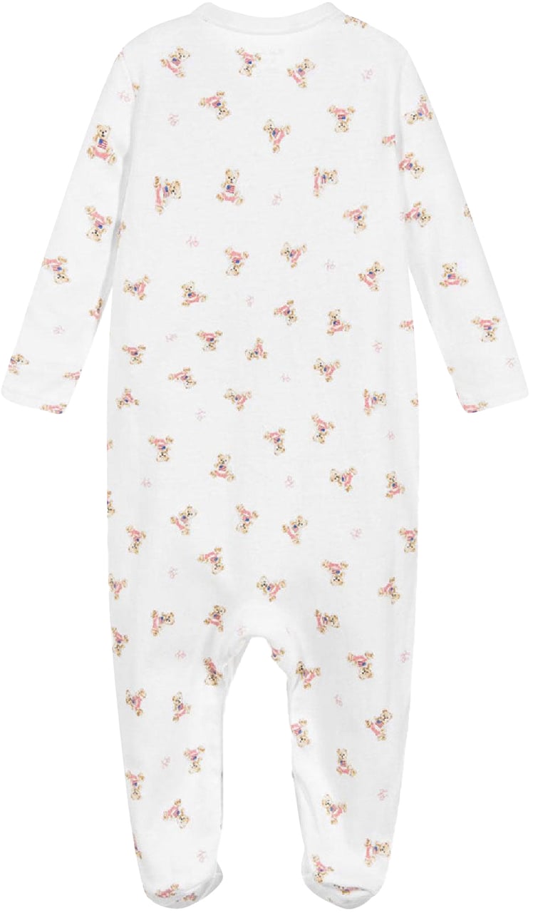 Ralph Lauren Ralph Lauren Baby Meisjes Boxpakje In Wit Wit