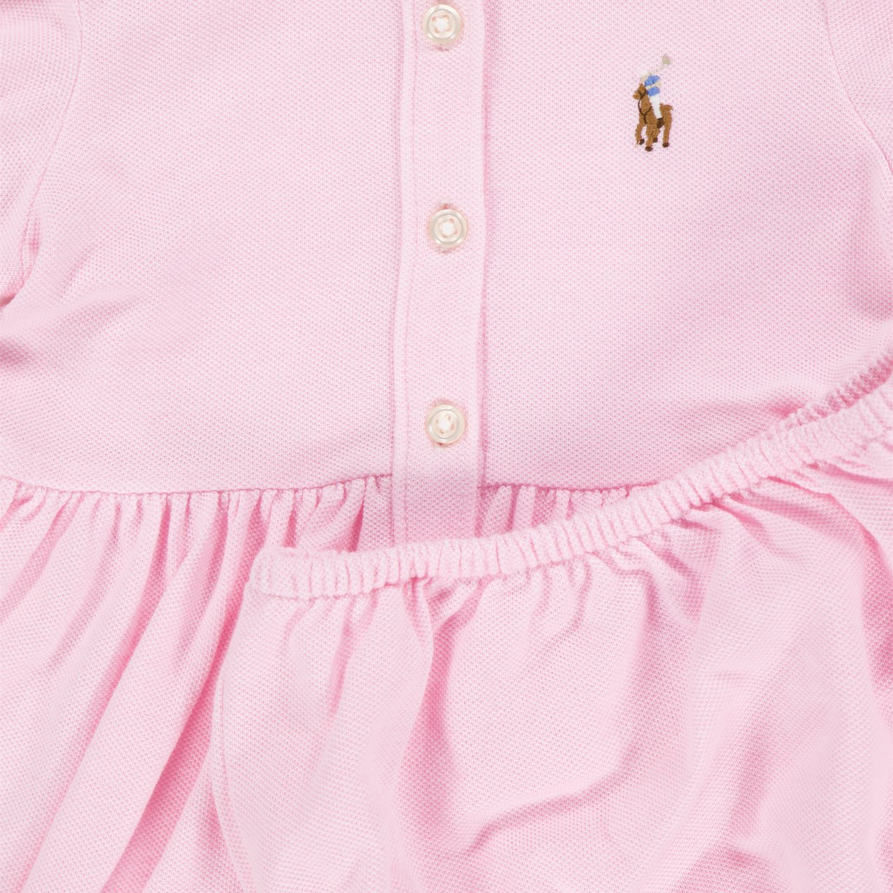 Ralph Lauren Ralph Lauren Baby Meisjes Jurk In Licht Roze Roze