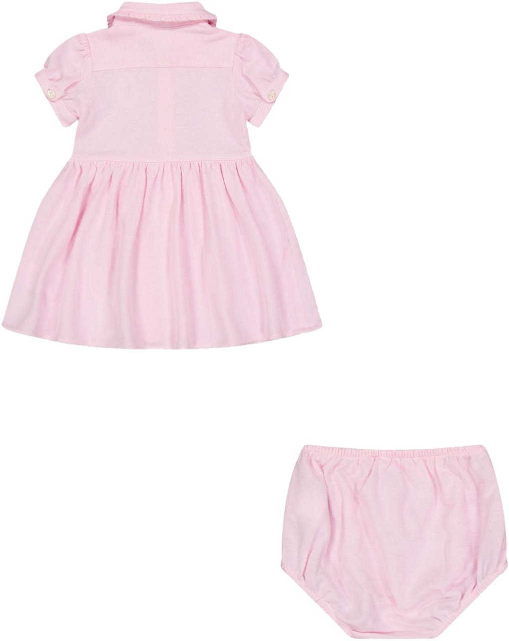 Ralph Lauren Ralph Lauren Baby Meisjes Jurk In Licht Roze Roze