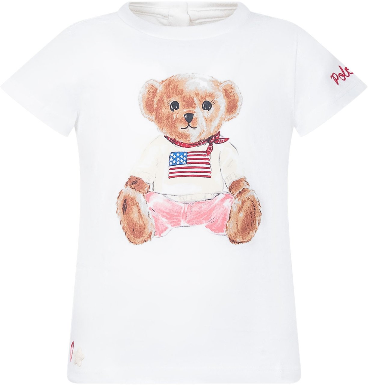Ralph Lauren T-shirt con Stampa Polo Bear Wit