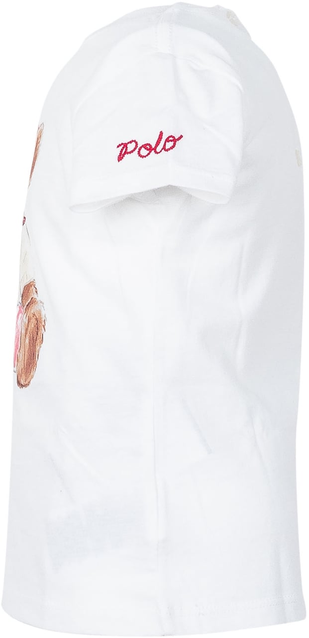 Ralph Lauren T-shirt con Stampa Polo Bear Wit