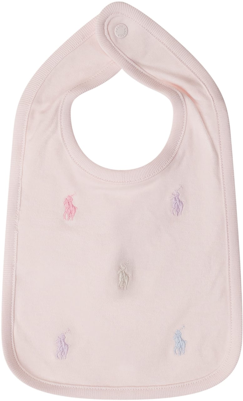 Ralph Lauren Bavaglino con Loghi Ricamati Roze