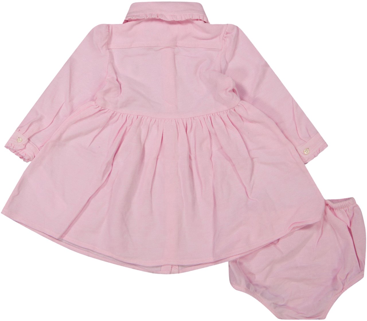 Ralph Lauren Ralph Lauren Baby Meisjes Jurk In Licht Roze Roze
