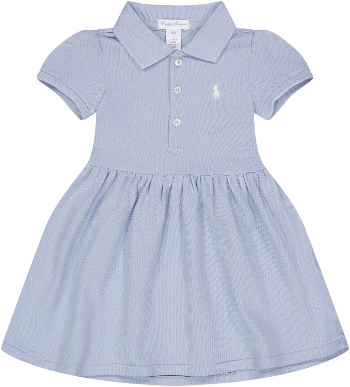 Ralph Lauren Ralph Lauren Baby Meisjes Jurk In Licht Blauw Blauw