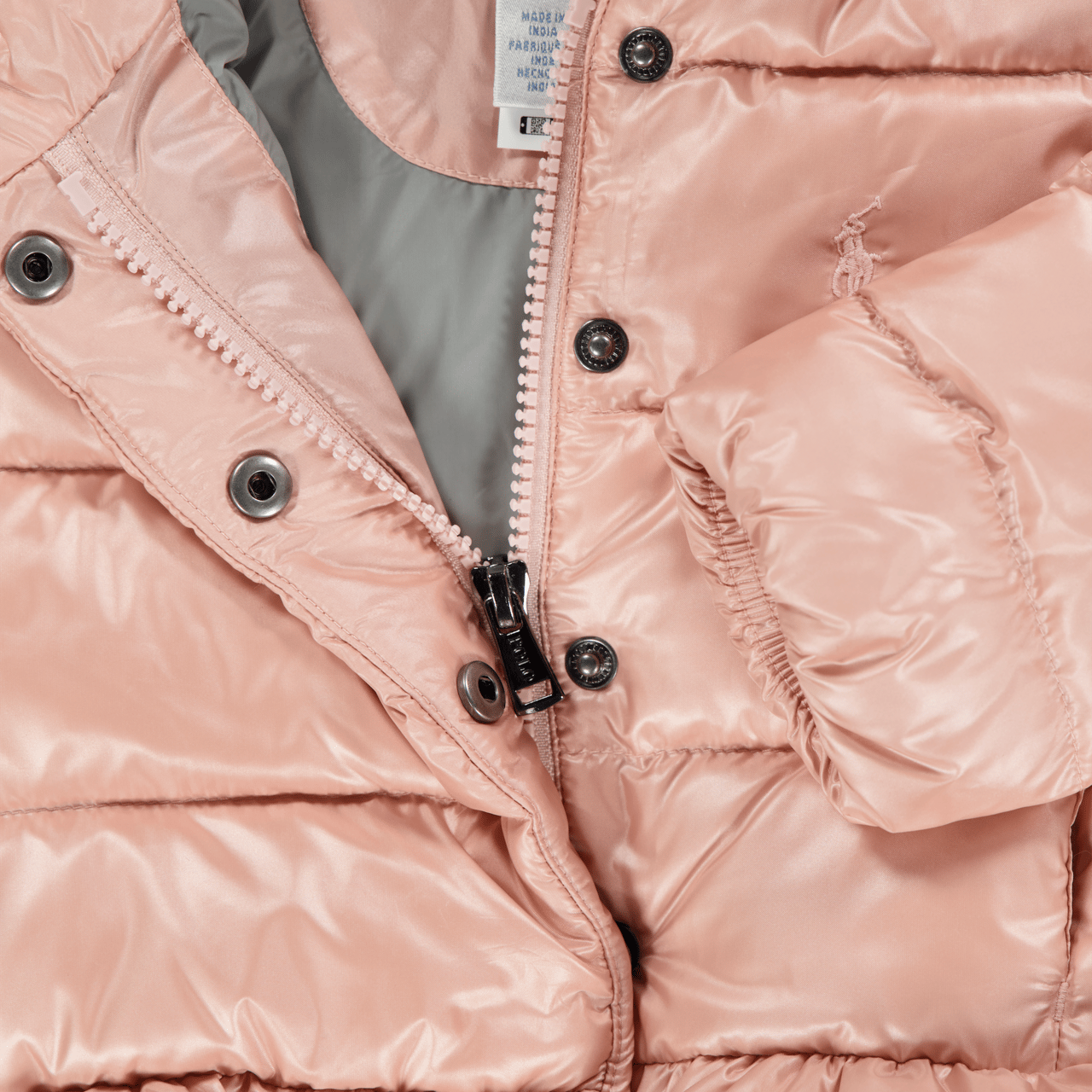 Ralph Lauren Ralph Lauren Baby Meisjes Winterjas In Licht Roze Roze