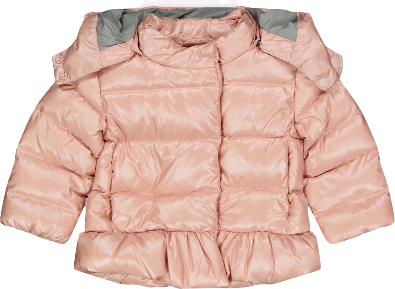 Ralph Lauren Ralph Lauren Baby Meisjes Winterjas In Licht Roze Roze