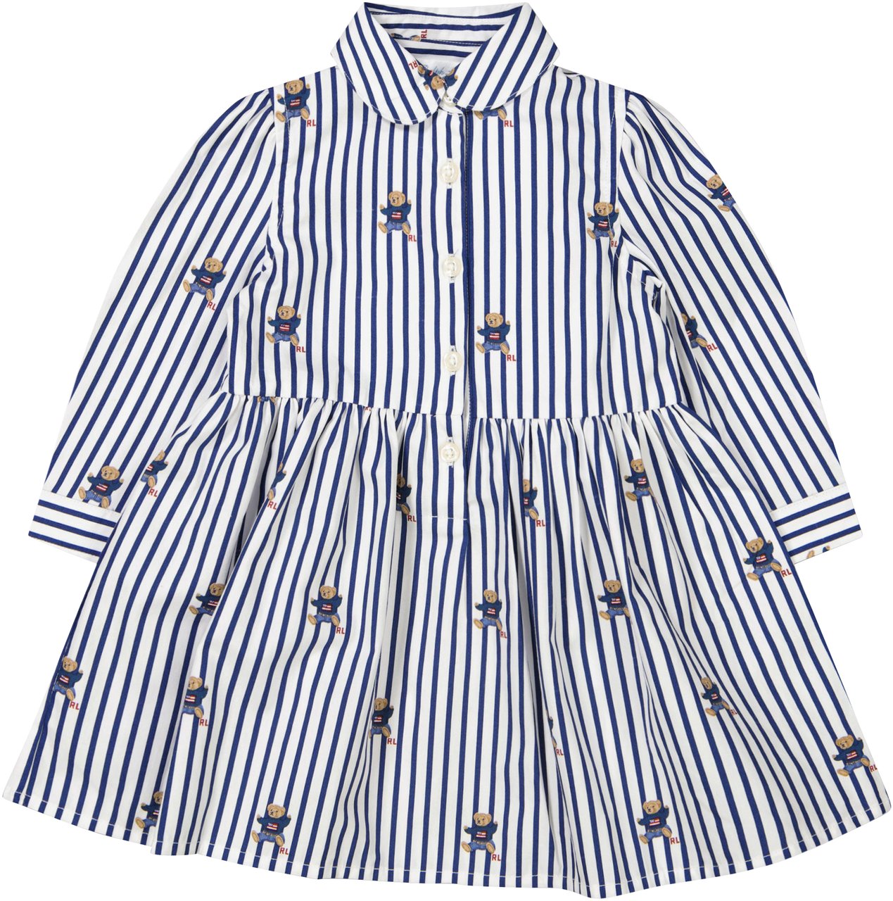 Ralph Lauren Ralph Lauren Baby Meisjes Jurk In Navy Blauw