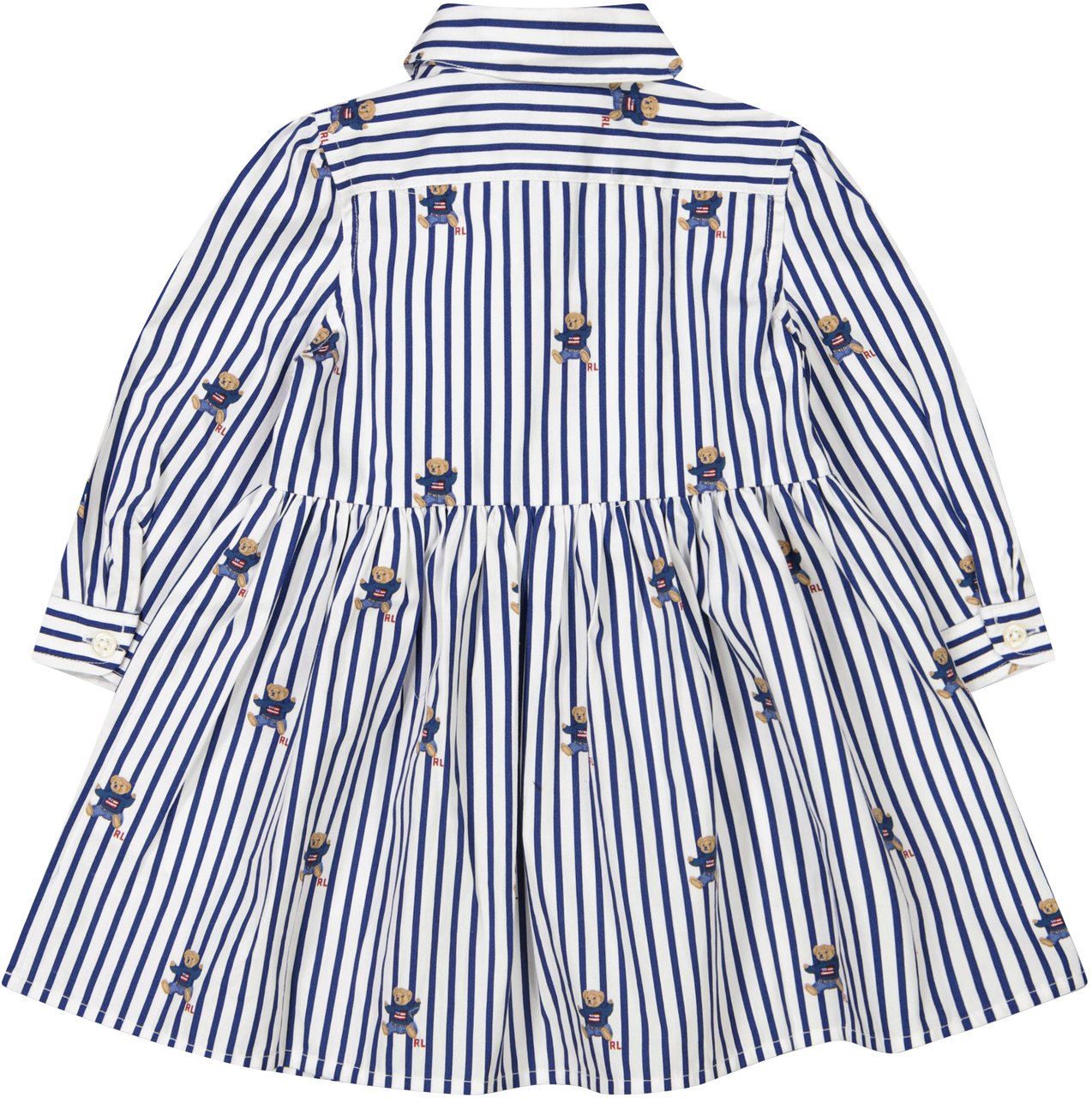 Ralph Lauren Ralph Lauren Baby Meisjes Jurk In Navy Blauw
