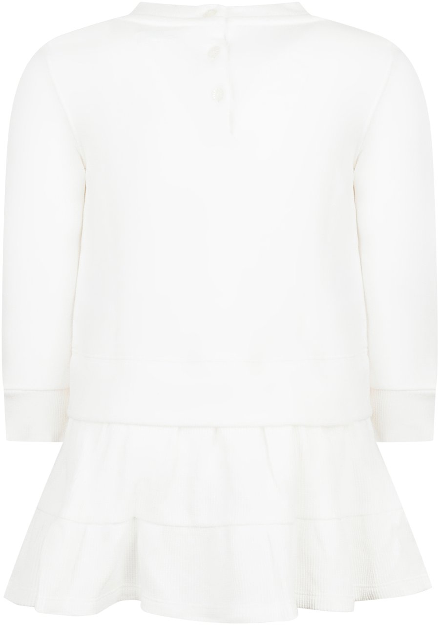 Ralph Lauren Polo Ralph Lauren Kids Abito Bianco con Polo Bear Wit
