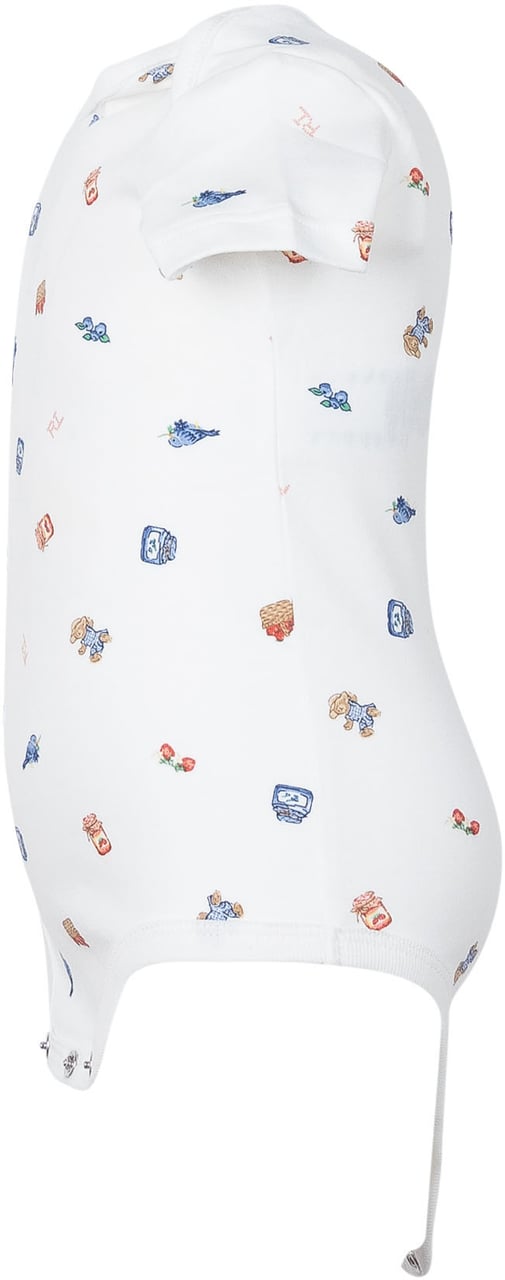 Ralph Lauren Body in Cotone con Stampa Allover Wit