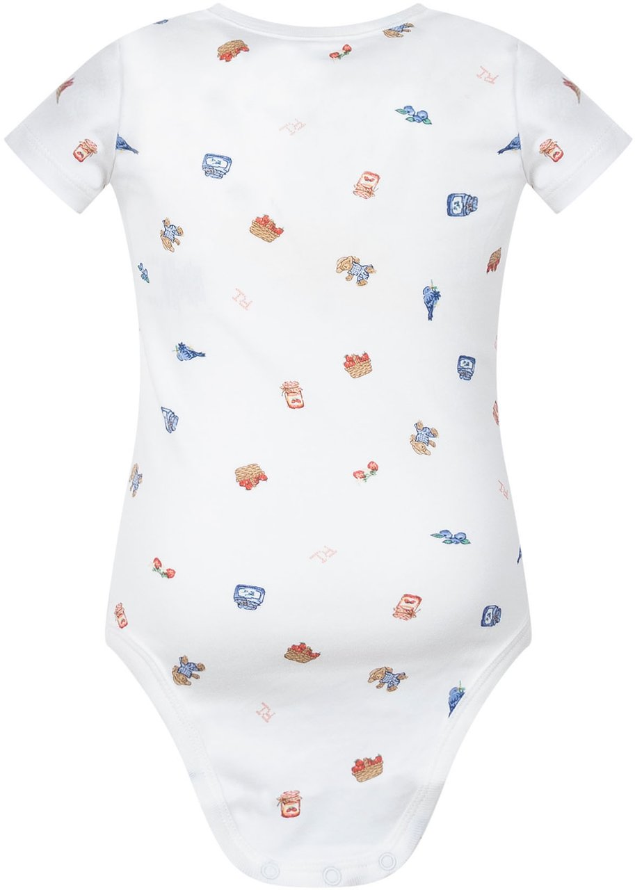 Ralph Lauren Body in Cotone con Stampa Allover Wit