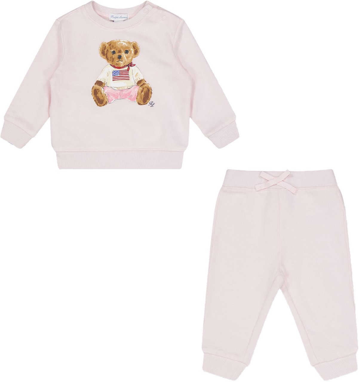Ralph Lauren Ralph Lauren Baby Meisjes Joggingpak In Licht Roze Roze