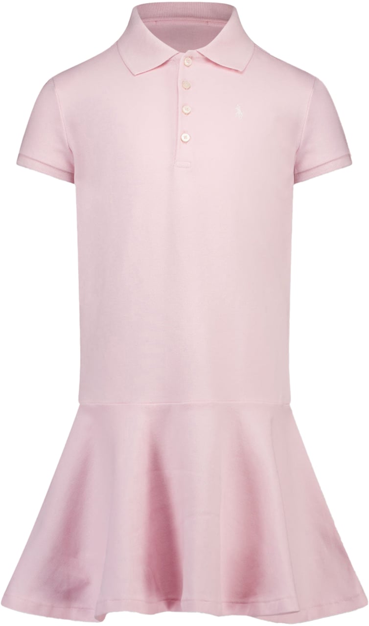 Ralph Lauren Ralph Lauren Kinder Meisjes Jurk In Licht Roze Roze