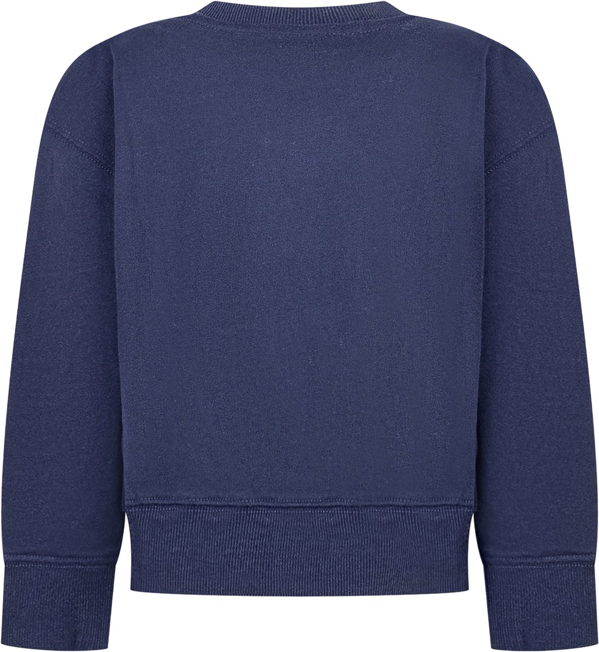 Ralph Lauren Polo Ralph Lauren Kids Felpa Blu con Polo Bear Blauw