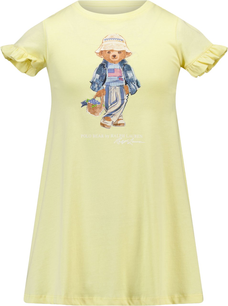 Ralph Lauren Ralph Lauren Kinder Meisjes Jurk In Geel Geel