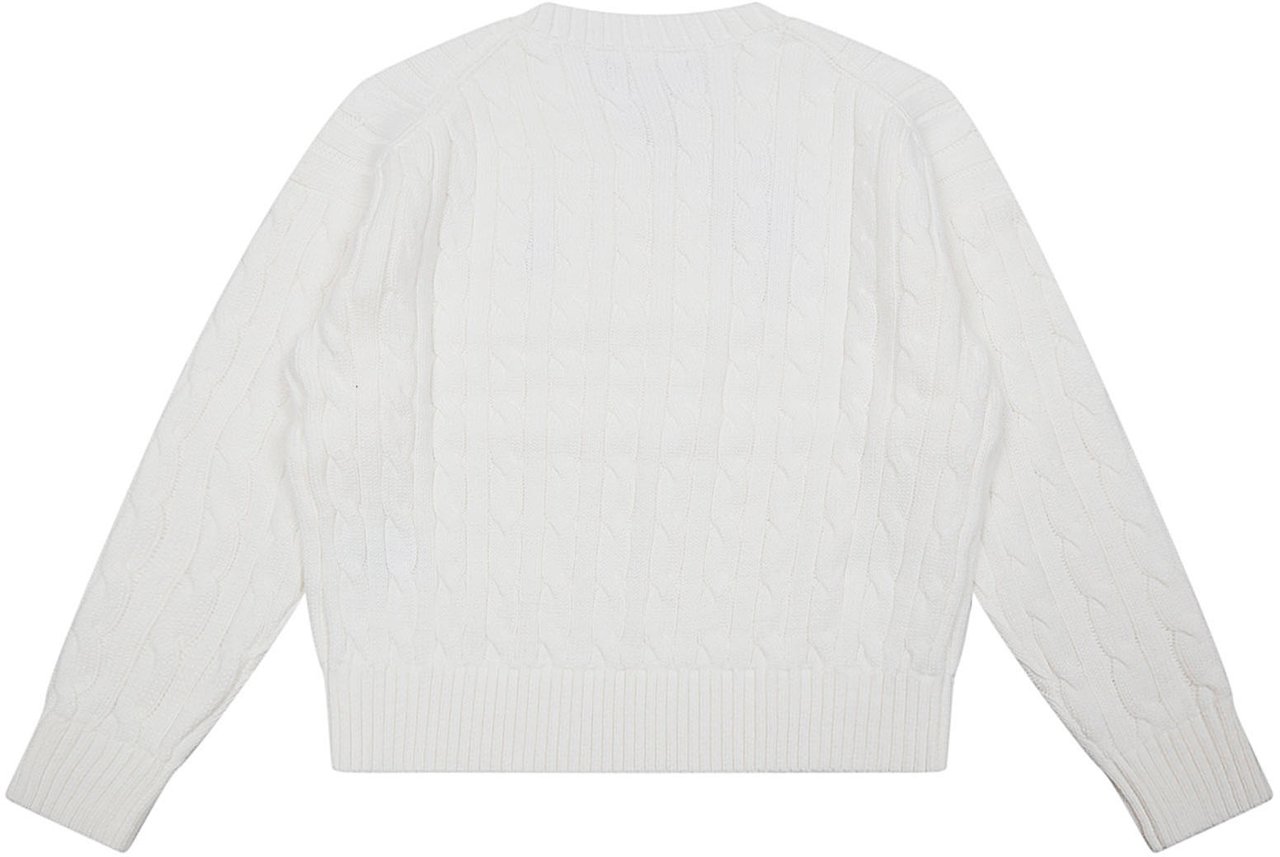 RALPH LAUREN KIDS SWEATER-PULLOVER Wit