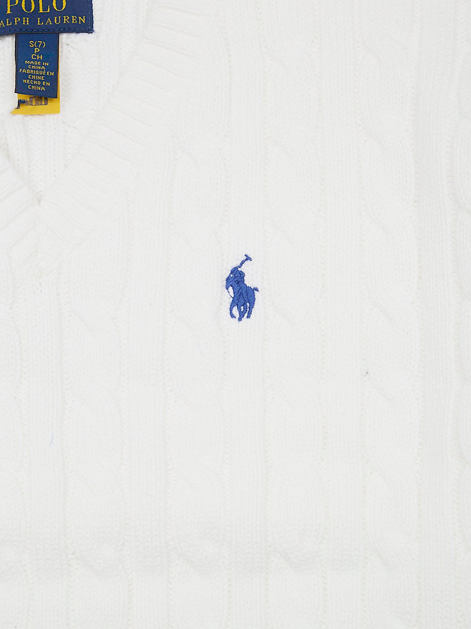 RALPH LAUREN KIDS SWEATER-PULLOVER Wit