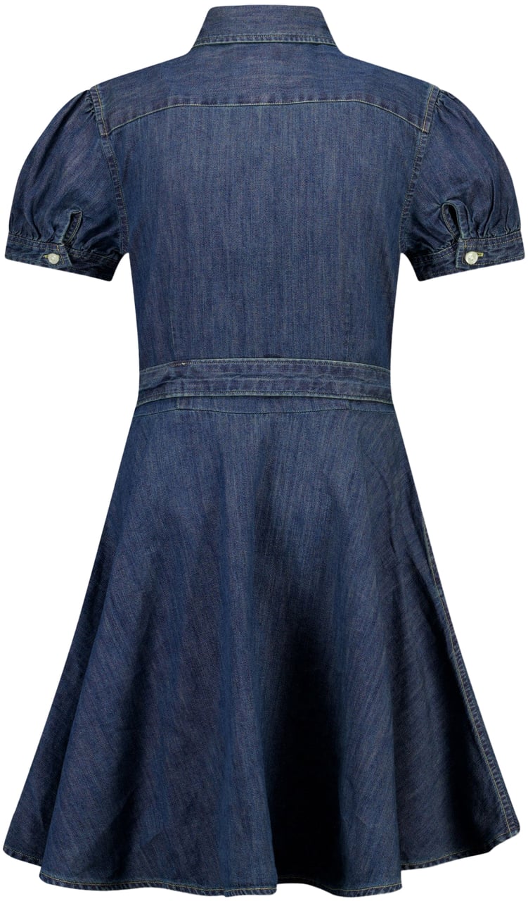 Ralph Lauren Ralph Lauren Kinder Meisjes Jurk In Jeans Blauw