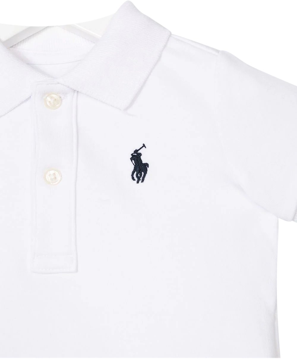 Ralph Lauren boy polo white Wit