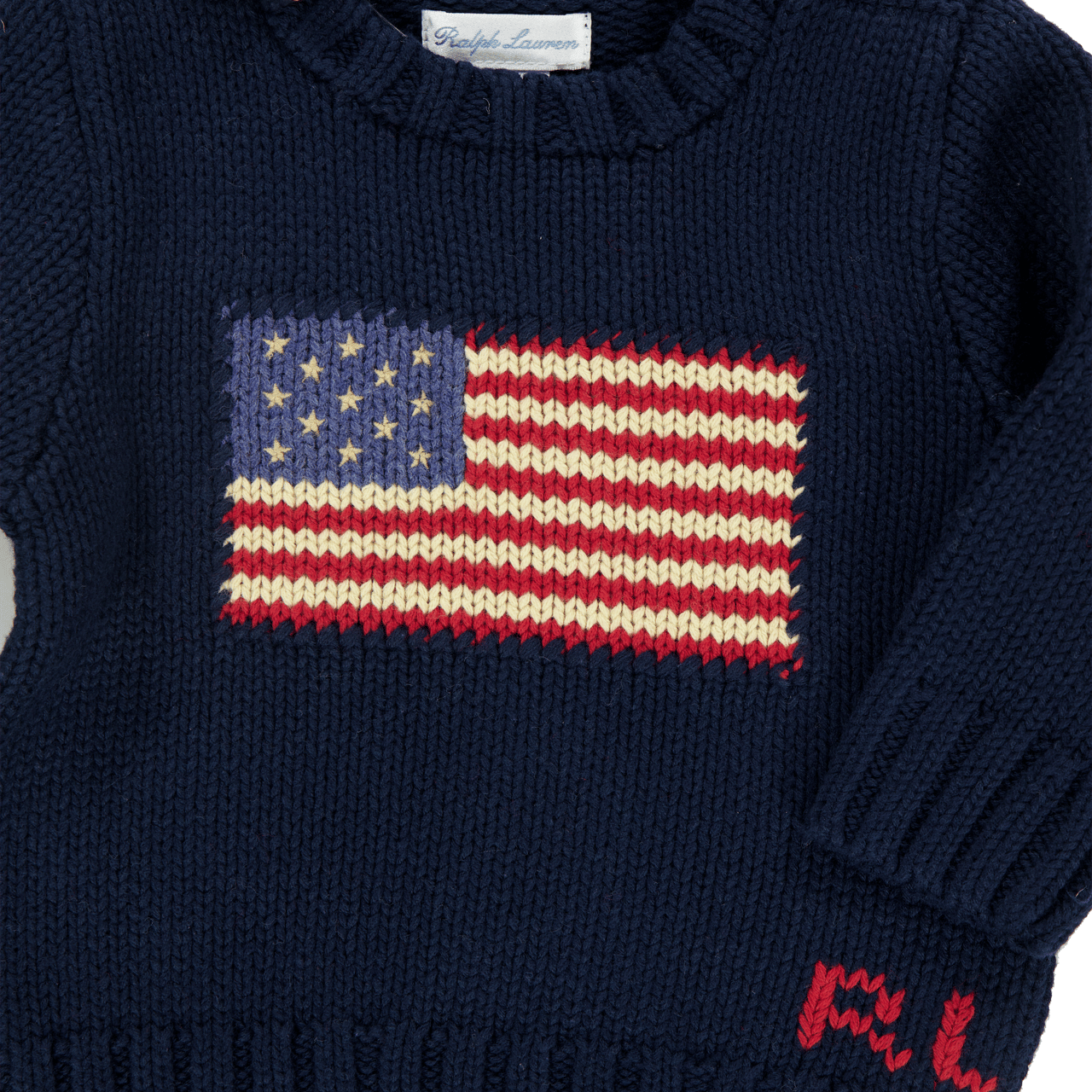 Ralph Lauren Ralph Lauren Baby Jongens Trui In Navy Blauw