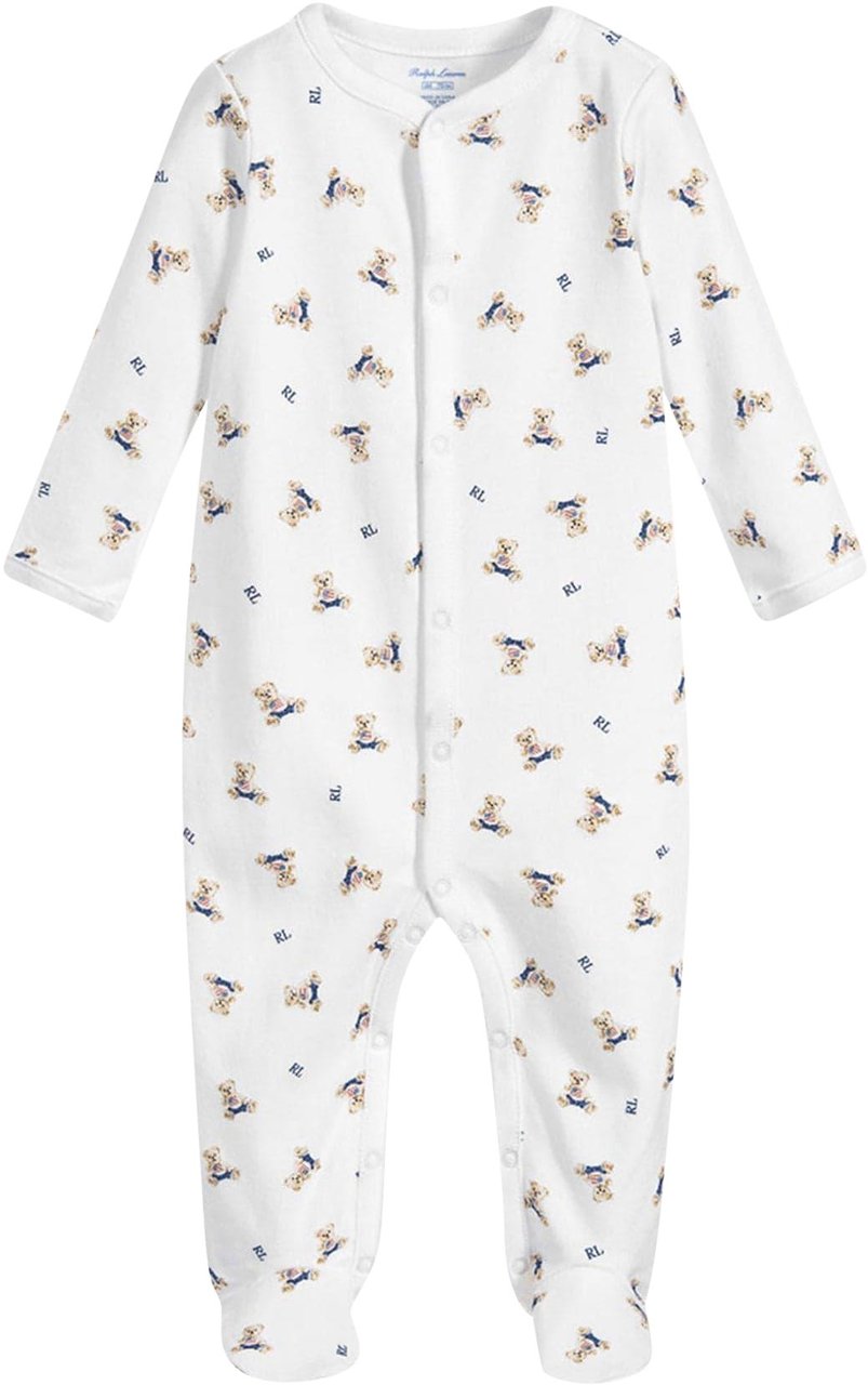 Ralph Lauren Ralph Lauren Baby Jongens Boxpakje In Wit Wit