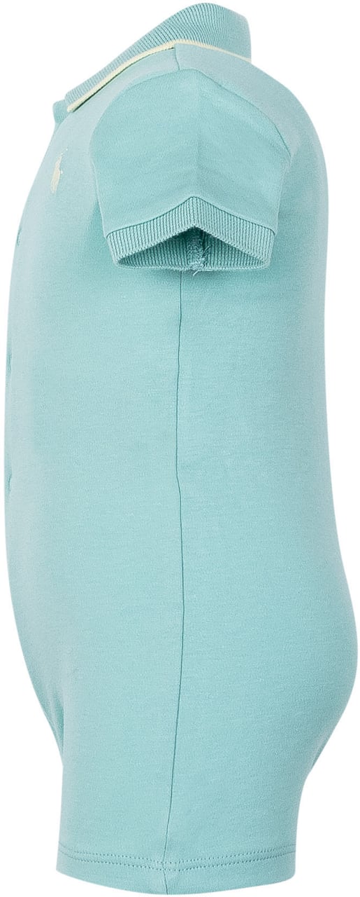 Ralph Lauren Tutina Polo Corta in Cotone Lichtblauw