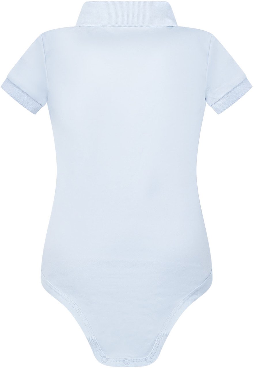 Ralph Lauren Body Polo a Maniche Corte in Cotone Lichtblauw