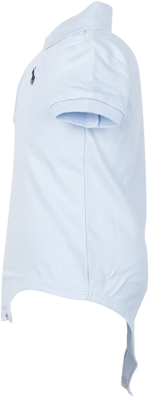 Ralph Lauren Body Polo a Maniche Corte in Cotone Lichtblauw