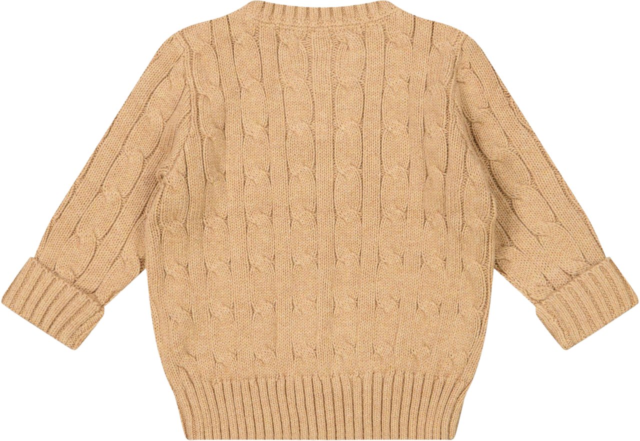 Ralph Lauren Ralph Lauren Baby Jongens Trui In Camel Taupe