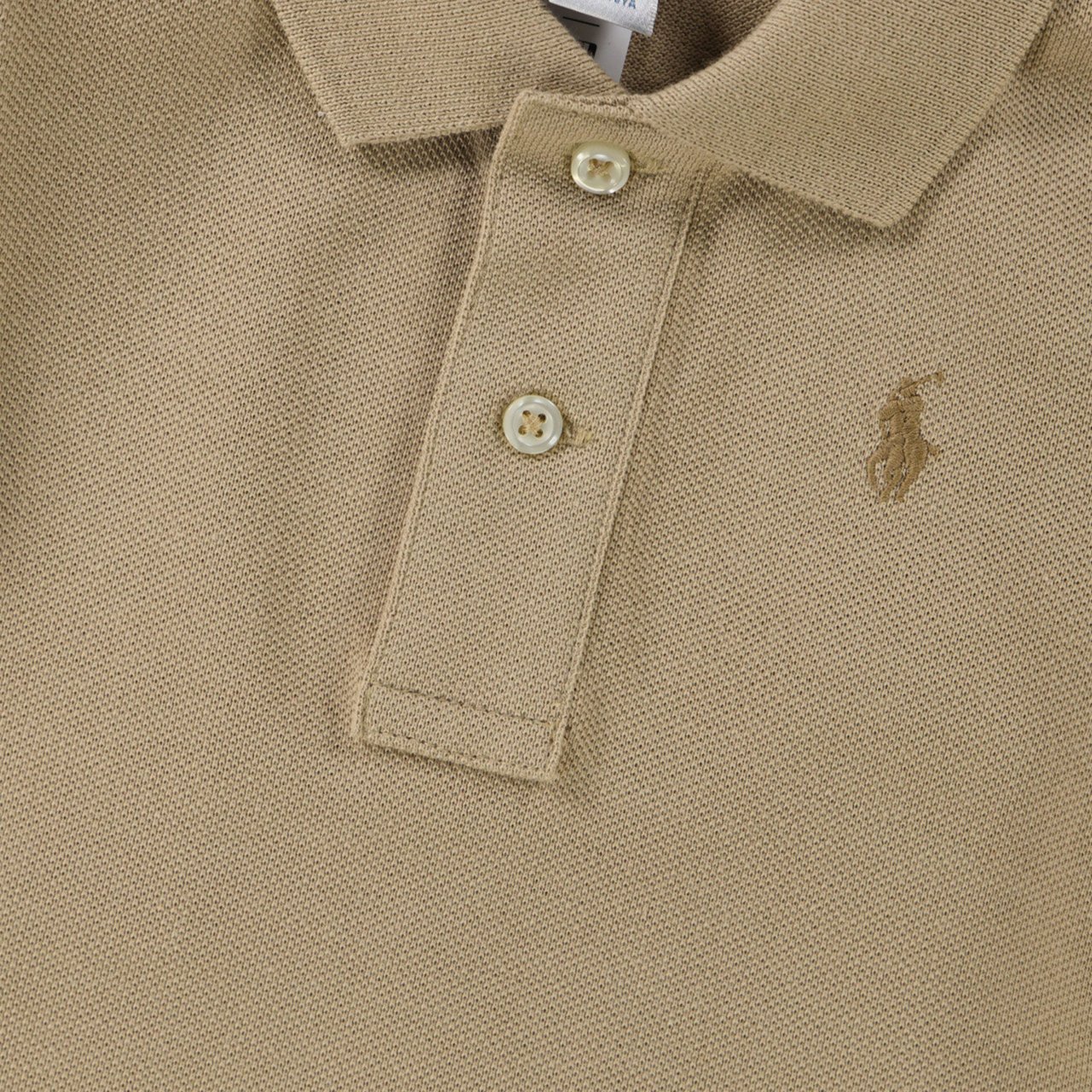 Ralph Lauren Ralph Lauren Baby Jongens Polo In Khaki Groen