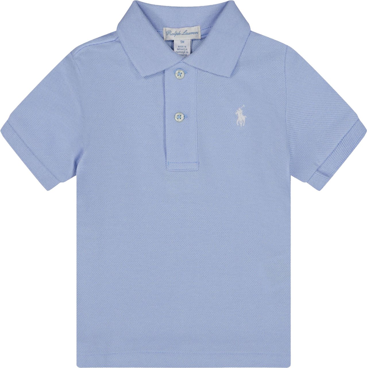 Ralph Lauren Ralph Lauren Baby Jongens Polo In Licht Blauw Blauw
