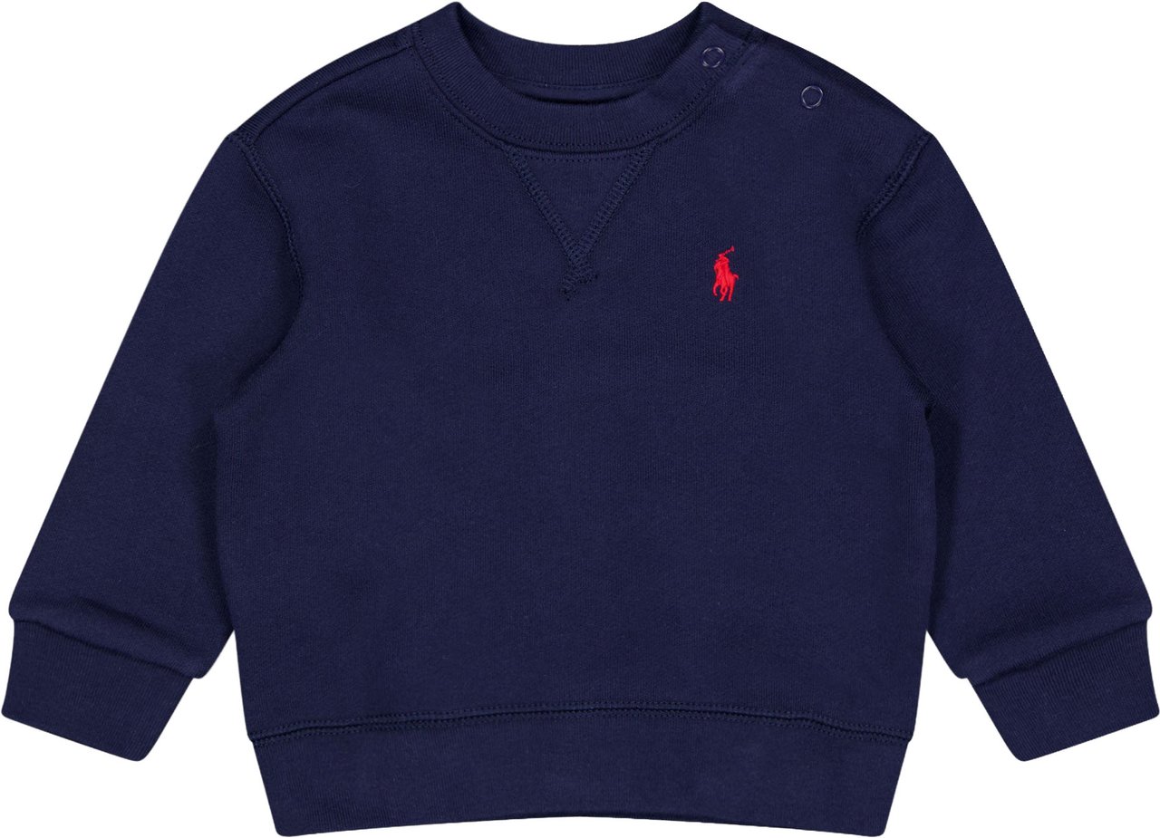 Ralph Lauren Baby Jongens Trui In Navy Blauw