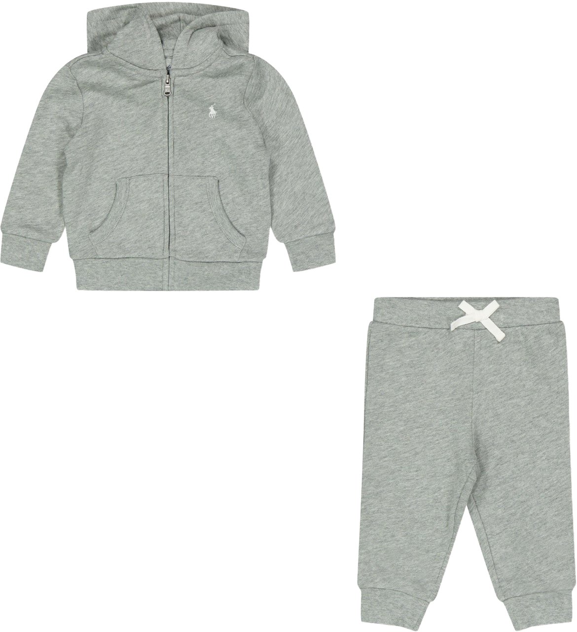 Ralph Lauren Ralph Lauren Baby Jongens Joggingpak In Licht Grijs Grijs