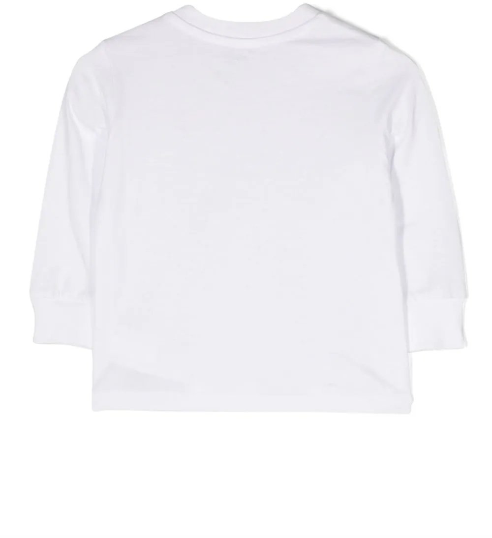 Ralph Lauren ls knit tshirt white Wit
